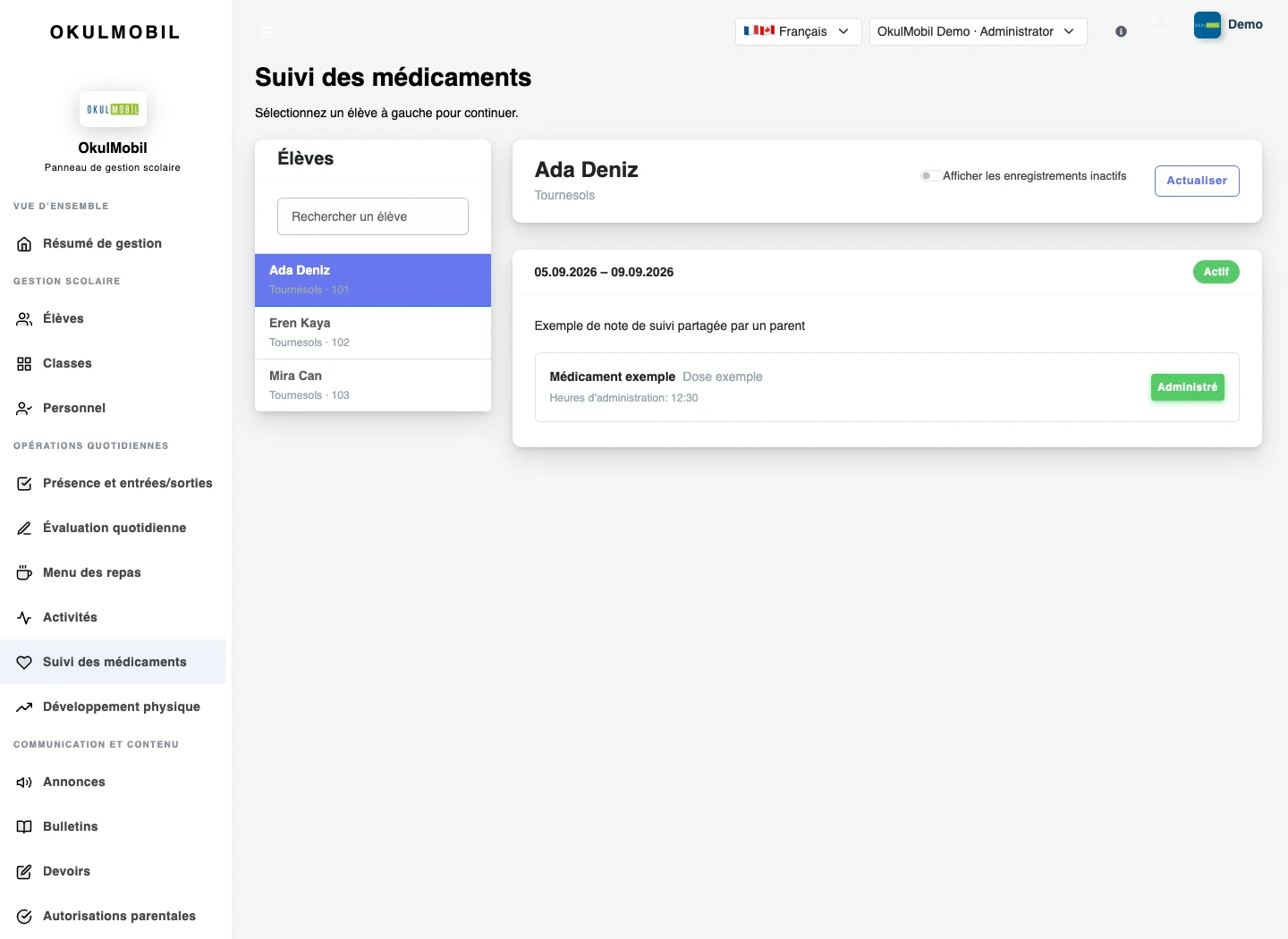 Médicaments et santé — Portail web