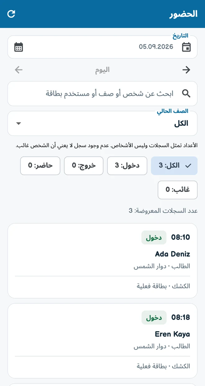الحضور والغياب