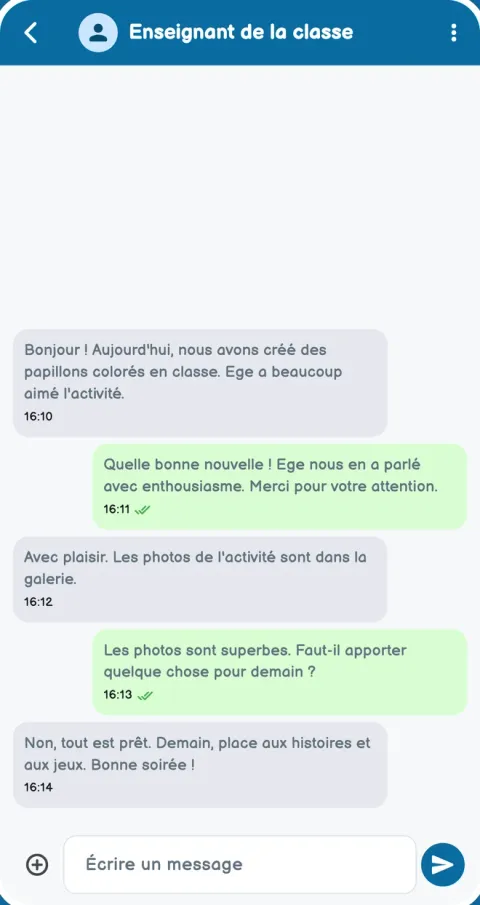 Comment partager messages, photos et annonces ?