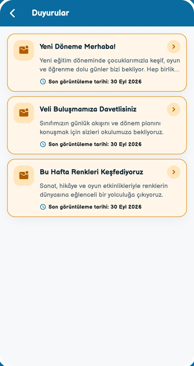 Duyurular