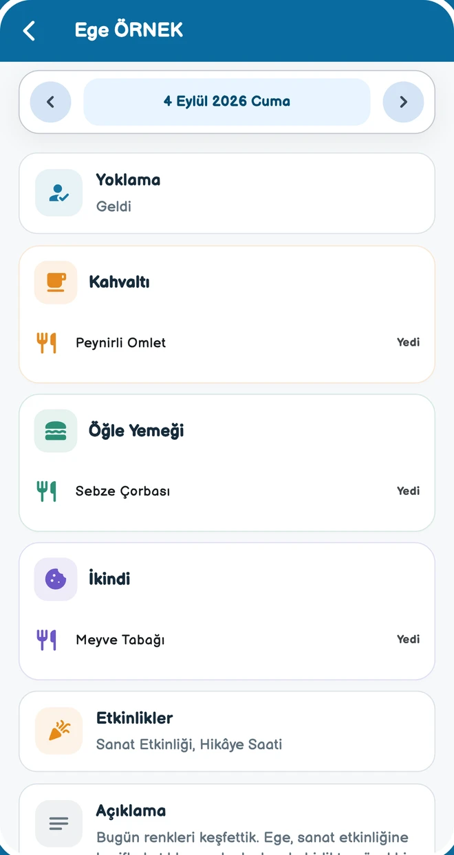 Günlük ve branş değerlendirmeleri