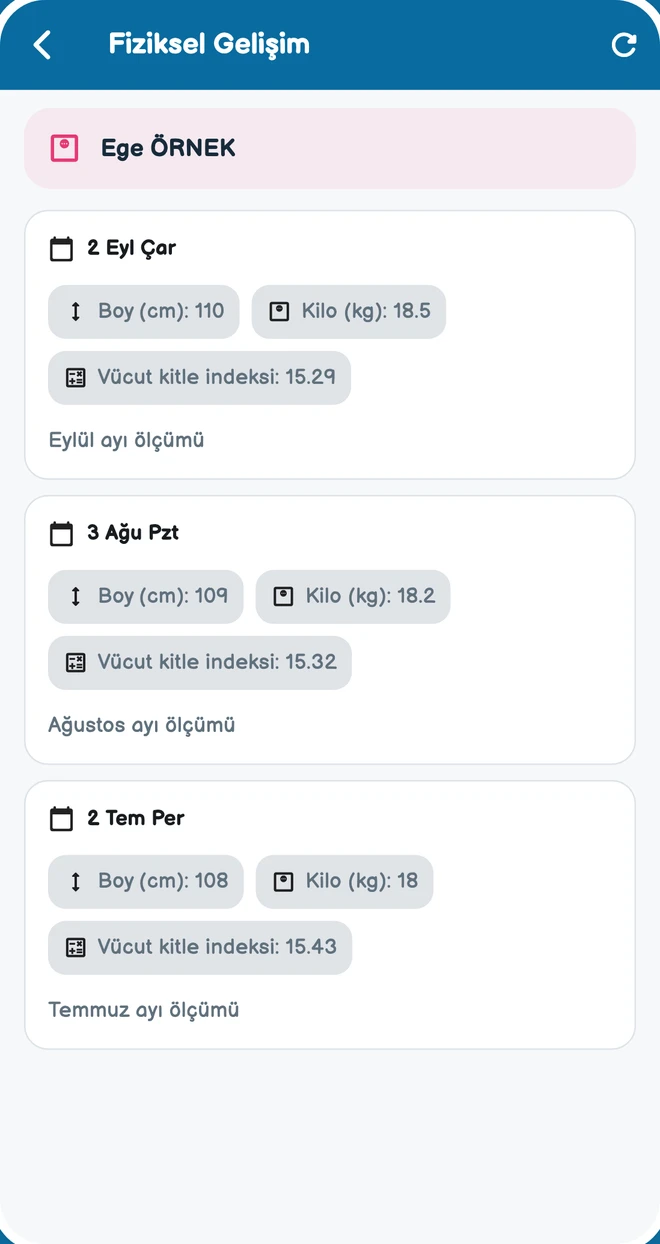 Fiziksel gelişim